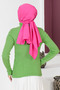 Turtleneck Knitwear Blouse TSD230723 Green - 5