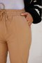 Leather Trousers with Side Stitching Detail Tsd240814 Tan - 2