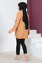 Double Breasted Collar Jacket Tsd230640 Tan - 5