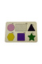 Dream Felt Covered Shapes Puzzle, Wooden Find-And-Insert Puzzle, Colorful Educational Puzzle, Shape Learning - 3