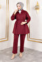 Lara Scuba Suit Tsd 250128   Burgundy - 3