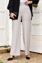 Wide Leg Striped Trousers TSD240115 Gray - 4