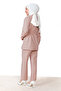 Striped Jacket Suit TSD230816 Powder - 5