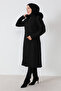 Patch Detailed Stamp Coat TSD230812 Black - 4