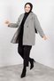 White coat with pocket, handle, and epaulette detail tsd240954 - 3
