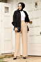 Striped Palazzo Trousers TSD240117 Beige