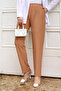 Double Leg Striped Carrot Trousers TSD240114 Tan - 2