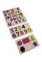 Fairy Tale Puzzle Set, Find-And-Insert Puzzle Set, Colorful Educational Puzzle, Letter/Number/Shape Learning - 3