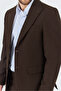 Alfredo Men's Coffee Spring-Summer Slim Fit 2 Suit - 3