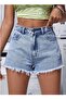 Comfortable Summer High-Waisted Ripped Model Short Shorts SUMMER STREETWEAR