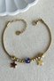 Steel 22K 17+2 cm Starry Evil Eye Model Women's Steel Bracelet – Gold Color |   Non-Tarnish Women's Jewelry - 4