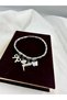 Italian Steel Dangle Bracelet Charm Bracelet Women's Jewelry Stainless Steel Boots and Ribbons - 3