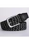 Men's Belt with Braided Elastic Stretch Feature - 7