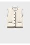 Sweater vest with contrasting stripes - 3