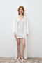Bride Pink Embroidered Plain Long Bridal Dressing Gown