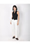 Women's Black Bow Buttoned Blazer Vest - 7
