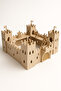 Wooden Toy Castle Play Set Unpainted (8 Soldiers) - 2