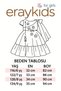 Girl's Long Evening Dress with Cross Shoulders and Flower Detail 6-9 Years - 3