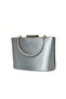 Beegi Women Satin Platinum Evening Dress Clutch Night Chain Wedding Bag - 4