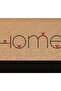 دعّاسة باب بنقشة قلب وكلمة Home، متعددة الألوان، مقاس 40 × 60 سم - 2