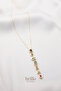 Special Series Colorful Stone Element Steel Y Necklace - 3
