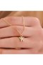 Elegant Butterfly Figured Steel Necklace – Gold Color, Minimalist Design - 3