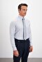 Comfort Fit 100% Cotton Classic Collar Gray Men's Shirt - 3