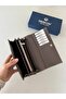 Genuine Leather Vendy Model Women's Wallet with Plenty of Eyes Mink - 2