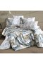 Ranforce 100% Cotton Double Duvet Cover Set Estiva V1 Green