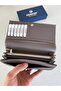 Genuine Leather Vendy Model Women's Wallet with Plenty of Eyes Mink - 6