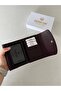 Genuine Leather Convenient Women's Wallet in Any Size That Fits in Any Bag Melen Claret Red - 3