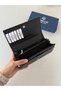 Genuine Leather Vendy Model Women's Wallet with Plenty of Eyes Black - 5