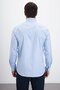 Comfort Fit 100% Cotton Classic Collar Blue Men's Shirt - 6