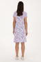 Women's Fuchsia Patterned Polo Neck Mini Length Knitted Dress 50300768-Vr023 - 4
