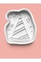 Party Entertainment Theme Cookie Mold and Sugar Dough Mold Set of 4 - 5