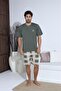 100% Cotton Combed Short Sleeve Shorts Pajama Set (Enjoy Luxury and Comfort Together) - 6