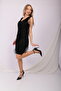Black Glamour Fringe Sequin Party Dress - 4