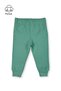 Unisex Baby Lettering Embroidered Seasonal Boys-Girls Green Bottom Top Set - 3