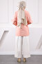Dusty Rose Side Tie Kimono - 4