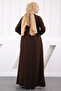 Brown Sleeve Elastic Ferace - 3