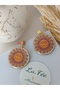 Women's Sun Earrings Polymer Clay Handmade Earrings - 4