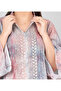 Petal Grace Embroidered Jalabiya with Belt - 2