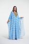 Women printed jalabia kaftan dress