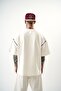 Men's Deep 74 Printed Oversize T-Shirt White - 3