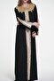 Ladies Printed Jalabiya - long Sleeve Dress with Prints - 4