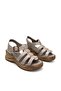Kindep Voyager Inside and Outside Genuine Leather Poly Padding Sole Daily Comfortable Women's Sandals Mink