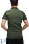 Men's Slim Fit Slim-Fitting Cotton Soft Texture Non-Curling Collar Khaki Polo Collar T-Shirt Khaki - 3