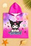 New Season 100% Cotton Cartoon Character Patterned Hooded Children's Poncho Bathrobe (Beach - Pool - Bathroom)