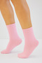 Bamboo Women's Elasticless Pink Socket Seamless Premium Socks 3 Pack / Non-Squeezing Socks / Does Not Leave Marks - 2
