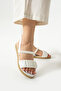 Pearl stone beaded women's sandals - 2